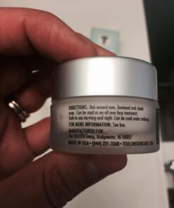 TOULON Eye Cream for Dark Circles, Puffiness and Wrinkles. Reduces Fine Lines with Vitamin C, Peptides & Alpha Hydroxy Acid. Minimizes Crows Feet, Puffy Eyes and Bags 36 61TmwoO27L