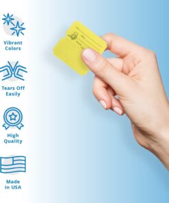 INDIANA TICKET CO. Raffle Tickets Double Roll, 50/50 Raffle Tickets, Tickets for Events, Carnivals, Door Prizes, Drinks and More (2,000, Yellow) 2,000 9 61TorvSfVFL