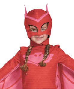 PJ Masks Owlette Deluxe Toddler Costume Medium (3T-4T) Red 26 61TpPSkxoPL 1