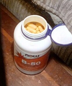 NOW Supplements, Vitamin B-50 mg, Energy Production*, Nervous System Health*, 250 Veg Capsules 250 Count (Pack of 1) 15 61Tt9aZxAVL