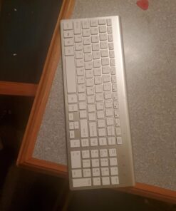 Wireless Keyboard and Mouse,J JOYACCESS USB Slim Wireless Keyboard Mouse with Numeric Keypad Compatible with iMac Mac PC Laptop Tablet Computer Windows -Silver White 43 61TtOW4Q1oL