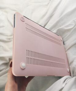 MOSISO Compatible with MacBook Air 13 inch Case (Models: A1369 & A1466, Older Version 2010-2017 Release), Protective Plastic Hard Shell Case & Keyboard Cover & Screen Protector, Rose Quartz 65 61TtmhjlFVL