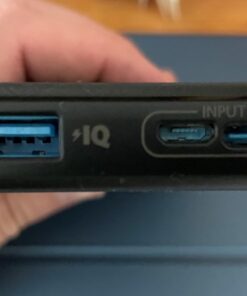 Anker Portable Charger, Power Bank, 10,000 mAh Battery Pack with PowerIQ Charging Technology and USB-C (Input Only) for iPhone 15/15 Plus/15 Pro/15 Pro Max, iPhone 14/13 Series, Samsung Galaxy Black 53 61Tuf8hJe5L