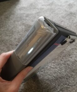 Officemate Ringbinder Clipboard Storage Box, Charcoal (83309), 13" x 10.8" x 2" 25 61TwAzMTJL