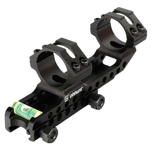 ohhunt 1 inch 30mm Scope Mount Cantilever Mounts with Bubble Level 20mm Weaver Picatinny 2.28'' Ring Spacing