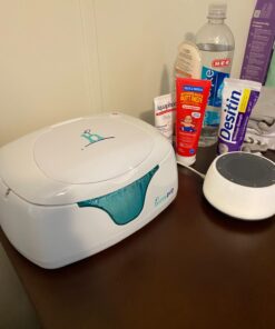 hiccapop Baby Wipe Warmer and Baby Wet Wipes Dispenser | Baby Wipes Warmer for Babies | Diaper Wipe Warmer with Changing Light | Newborn Essentials White 1 Count (Pack of 1) 44 61TwscZV1L