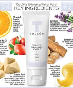 TOULON Anti Aging Face Wash; Oil Free & Moisturizing: Daily, Gentle Facial Cleanser for Make Up Removal with Vitamin C, Rosehip & Lavender for Men & Women 9 61Tx5yKTHL