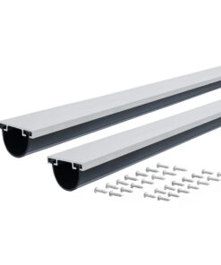 M-D Building Products 87668 18-Feet Universal Aluminum and Rubber Garage Door Bottom, Black 41 61TxXAuWD7L