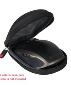 Hermitshell Hard Travel Case for Logitech MX Anywhere 3S Anywhere 3 / Logitech MX Anywhere 2S Anywhere 2 Compact Performance Mouse (Black) Black 18 61TxxSw8RL
