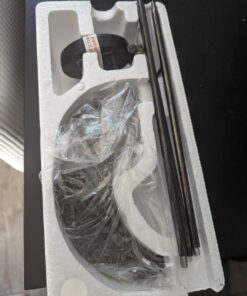 HOMEIMPRO Moon Solar Garden Lights Outdoor Stakes, Waterproof Crackle Glass Metal Decorative Lights for Lawn, Patio Accessories, Yard Decor, Christmas Gift (Bronze) 36 61TzR9XyUgL