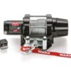 WARN 101025 VRX 25 Powersports Winch with Handlebar Mounted Switch and Steel Cable Wire Rope: 3/16" Diameter x 50' Length, 1.25 Ton (2,500 lb) Capacity Steel Rope 2,500 lbs. 7 61U K47fxL