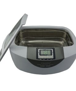 Alternative view of iSonic P4820-WSB Commercial Ultrasonic Cleaner, 2.6Qt/2.5L/White Color, Stainless Steel Wire Mesh Basket, 110V 02. P4820-WSB