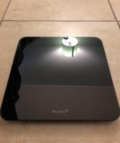 Greater Goods Digital Weight Bathroom Scale, Shine-Through Display, Accurate Glass Scale, Non-Slip & Scratch Resistant, Body Weight (Black) Basic, Black 37 61U4a1EdqTL 3