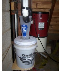 Oneida Air Systems Dust Deputy Deluxe Cyclone Separator Kit with Collapse-Proof Buckets for Wet/Dry Shop Vacuums (DD Deluxe 5-Gal) DD Deluxe 5-Gal 38 61U6rHtBgiL