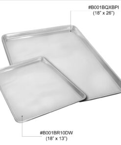 Excellante 18" X 13" Half Size Aluminum Sheet Pan, Comes In Each 18 x 13 Inch 7 61U7SHh wL