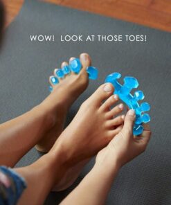 YogaToes GEMS: Gel Toe Stretcher & Separator - America’s Choice for Fighting Bunions, Hammer Toes (Small fits Shoe Sizes W: 7.5-11 / M: 7-10,) 1 Pair 22 61U7dJ9PTL