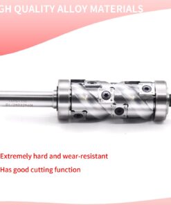 LUISTTIS Heavy Duty Carbide Insert Flush Trim Router Bit Top and Bottom Double Bearings Trimmer with Coating Pattern Template Router Bits 1/2 Inch Shank 32MM Cutting Diameter for Woodwork Trimming 1/2" shank Flush Trim Router Bit 9 61U8zNbEFxL