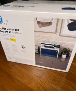 HP Color Laserjet Pro MFP 4301Fdw Wireless All-in-One Printer, Scan, Copy, Fax, Mobile Print, Best for Small Teams (4Ra82f) New version 55 61UAVtV4vqL
