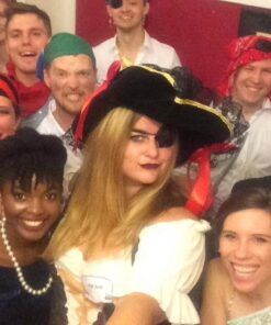 Leg Avenue Women's Swashbuckler Pirate Hat Red/Black 30 61UBN612ClL