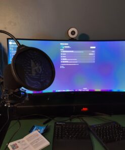 USB Microphone, MAONO 192KHZ/24Bit Plug & Play PC Computer Podcast Condenser Cardioid Metal Mic Kit with Professional Sound Chipset for Recording, Gaming, Singing, YouTube (AU-A04) Black 45 61UBu45NUdL