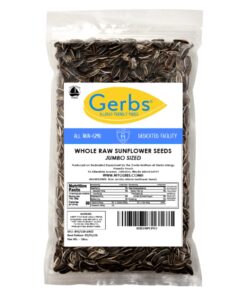 Alternative view of GERBS Jumbo Raw Sunflower Seeds Whole 14oz. | Grown in USA & Packaged in Resealable Bulk Bag | Keto & Paleo Cleared |Everyday snacking, packed with protein | Gluten Peanut Tree Nut Allergy Free 14 Ounce (Pack of 1)