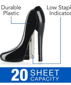 Alternative view of Swingline Stapler, High Heel Stapler, Fun Desk Accessories, Novelty Desk Décor, 20 Sheet Capacity, Plastic, Black (70971)