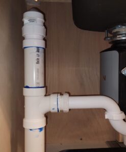 Oatey Sure-Vent 1-1/2 in.–2 in. 160 Branch, 24 Stack DFU Air Admittance Valve with White PVC Sch. 40 Adapter 35 61UDV5HCerL