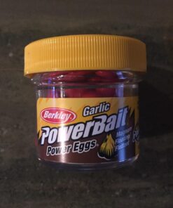 Alternative view of Berkley PowerBait Power Eggs Floating Magnum Fishing Soft Bait, Fluorescent White - Garlic Scent, .5 oz Small Jar