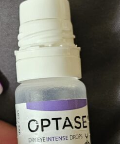 Optase Dry Eye Intense Drops - Preservative Free for Long Lasting Relief Artificial Tears To Relieve Severe Symptoms Multidose Bottle Step 3 Hydrate .33 fl oz, 300 Doses 44 61UICYAUEfL