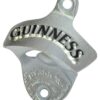 Guinness Wall Mounted Bottle Opener - Metal Bottle Cap Remover for Bar or Kitchen (Black) 50 61UKKr8e7L