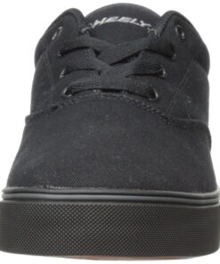 Heelys Launch Skate Shoe (Toddler/Little Kid/Big Kid) 6 Big Kid Black Canvas 10 61UKdqSgHoL