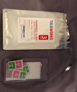 TALK WORKS Tempered Glass Screen Protector for iPhone 11 Pro/XS/X - Case Compatible, Anti-Glare, Shatter & Crack Proof, Ultra Thin (Pack of 3) Without Installation Tray 21 61ULsY8T45L