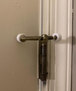 Premium Rubber Door Stop Stud Replacement Tips – Doorstopper Bumpers, Springe Hinge End Caps for Wall & Floor Protection – Universal Size (White) White 30 61UNTr98YpL