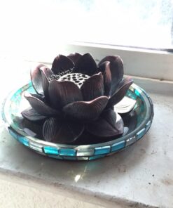 Eastern Enlightenment Lotus Flower Meditation Incense Burner, Zen Buddhist Home Décor 33 61URXnW6JwL
