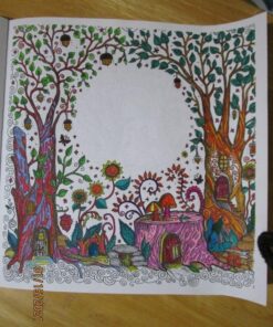 Secret Village - A Coloring Book Adventure: Beyond the Garden Gate, Beneath the Forest Floor, Among the Hollow Trees - A Mystery Endures! (Purse Sized ... & Inspirational for Ages 9 to Adult) 49 61US97RHnDL 1