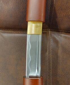 Ace Martial Arts Supply Handmade Japanese Shirasaya Samurai Katana Sharp Sword-Kenshin Burgundy 84 61US9S0bM0L