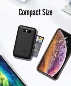 imuto 20000mAh Portable Charger Compact Power Bank External Battery Pack LED Digital Display Smart Charge Compatible with iPhone 12 Max Pro 11 XR 10 7 Plus, Samsung S10 Plus, Note 10, Tablets & More X4L 37 61UTWnMN2L 1