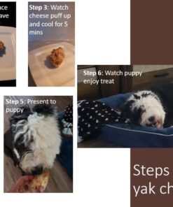 Himalayan Dog Chew Original Yak Cheese Dog Chews, 100% Natural, Long Lasting, Gluten Free, Healthy & Safe Dog Treats, Lactose & Grain Free, Protein Rich, Mixed Sizes, Dogs 65 Lbs & Smaller Yak Cheese - 3 sticks 3 Count (Pack of 1) 46 61UUG C4esL 1