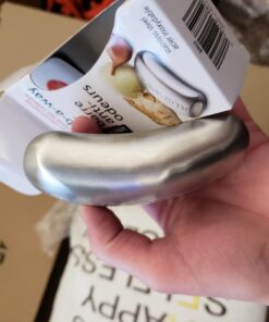 amco 8402 Rub-a-Way Bar Stainless Steel Odor Absorber, Single, Silver Original 52 61UUoxkorkL