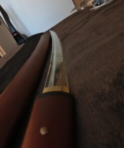 Ace Martial Arts Supply Handmade Japanese Shirasaya Samurai Katana Sharp Sword-Kenshin Burgundy 87 61UVohLs4L