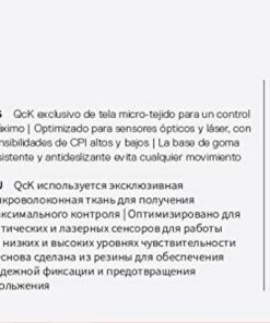 SteelSeries QcK Gaming Mouse Pad - Large Cloth - Optimized For Gaming Sensors Classic Black 28 61UWzjmmbOL