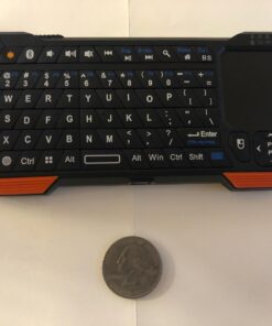 Fosmon Mini Bluetooth Keyboard (QWERTY Keypad), Wireless Portable with Touchpad, Compatible with Apple TV, Amazon Fire Stick, PS4, PS4 Pro, PS5, HTPC/IPTV, VR Glasses, Smartphones 42 61UZjG4m rL