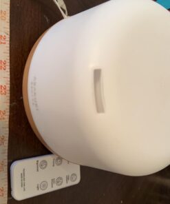 ASAKUKI 500ml Premium, Essential Oil Diffuser with Remote Control, 5 in 1 Ultrasonic Aromatherapy Fragrant Oil Humidifier Vaporizer, Timer and Auto-Off Safety Switch A-yellow 28 61UaDqAIeEL