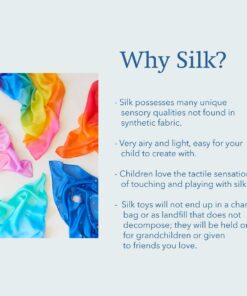Sarah's Silks Enchanted Playsilk, 100% Silk Scarves for Kids and Toddlers, Sensory Toys | Bright Square Scarves, Montessori Waldorf Toys for Imaginative and Pretend Play - Fire 10 61UaGNKf2aL