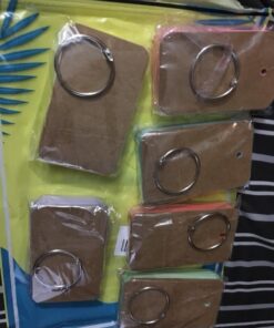 Koogel 300 Pieces 2.2 x 3.5 Inches Multicolor Kraft Paper Binder Ring Easy Flip Flash Card/Study Cards/Memo Scratch Pads/Bookmark/DIY Greeting/Index Card Stock/Note Card(50 Sheets per Set) 300 --multicolored 71 61UafSU4H8L