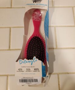 Wet Brush Detangling Brush, Original Detangler Brush (Pink) - Wet & Dry Tangle-Free Hair Brush for Women & Men - No Tangle Soft & Flexible Bristles for Straight, Curly, & Thick Hair Pink 1 Count (Pack of 1) 42 61UbHhUM6jL 1