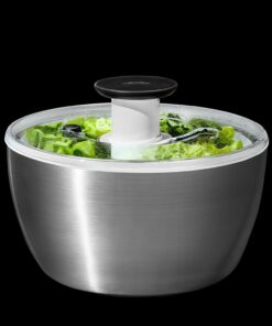 OXO Good Grips Stainless Steel Salad Spinner, 6.34 Qt. 40 61UbwgiIxqL