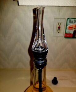 Barvivo Red Wine Aerator and Wine Saver Pump with 2 Vacuum Bottle Stoppers - Preserver For Your Wine - Ultimate Gift Idea as Valentines Day Gifts - Wine Vacuum Pump for Enhanced Taste of Wine Silver 24 61UdGwu1scL