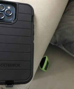 OtterBox iPhone 13 Pro Max & iPhone 12 Pro Max Defender Series Case - BLACK, Rugged & Durable, with Port Protection, Includes Holster Clip Kickstand 30 61UeAKODtnL