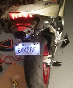 RUPSE 2pcs License Plate Light,12V Waterproof LED Bulb,License Tag Screw Bolt Lamp for Car Motorcycle Truck RV ATV Bike (White) White 49 61Uei4gpCYL